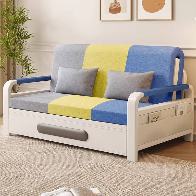 Katil sofa yang boleh dilipat pelbagai warna tiga warna