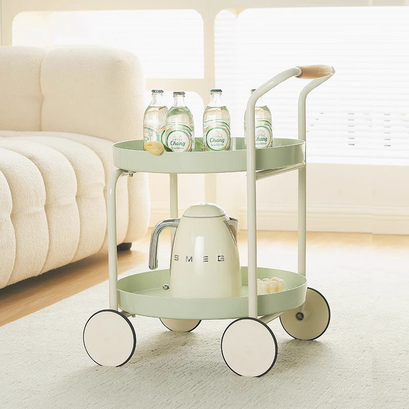 Nordic Creative Movable Disc Sofa Side Cabinet