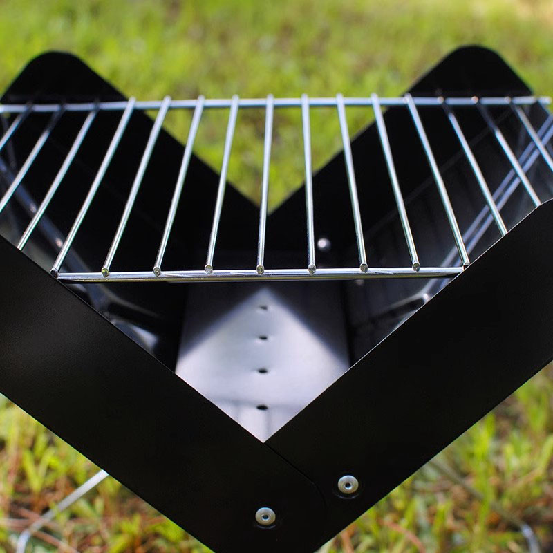 Pakar barbeku kecil lipat luaran