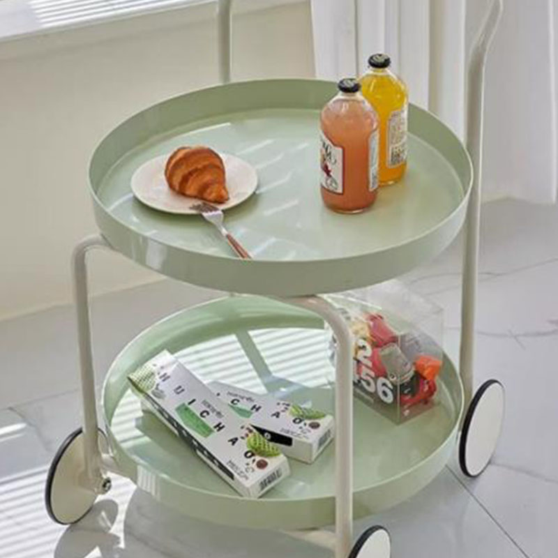 Nordic Creative Movable Disc Sofa Side Cabinet